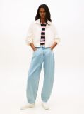 Denim Faded Balloon Tapered Leg Jeans  Women