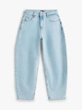 Denim Faded Balloon Tapered Leg Jeans  Women