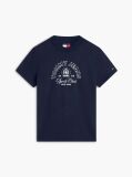 Μπλε Heritage T-shirt Με Λογότυπο Σε Κανονική Γραμμή  Γυναίκες