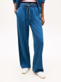 Denim Loose Παντελόνι Με Λάστιχο Και Denim Φινίρισμα  Γυναίκες