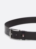 Brown Denton Flag Logo Leather Belt  Men