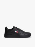 Μαύρο Essential Ρετρό Δερμάτινα Sneakers Basketball  Άνδρες