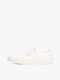 White Essential Flatform Skate Trainers  Men