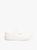 White Essential Flatform Skate Trainers  Men