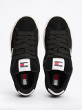 Μαύρο Δερμάτινα Σουέτ Sneakers  Άνδρες