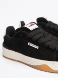 Μαύρο Δερμάτινα Σουέτ Sneakers  Άνδρες