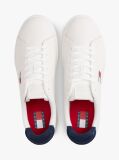 Multi Leather Archive Court Trainers  Men