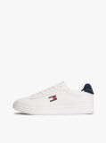 Multi Leather Archive Court Trainers  Men