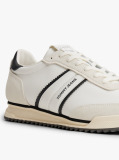 Μπεζ Ρετρό Δερμάτινα Sneakers  Άνδρες