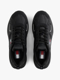 Black Mixed Texture Cleat Trainers  Men