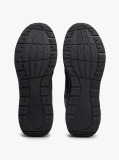 Black Mixed Texture Cleat Trainers  Men