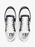 Multi Colour-Pop Leather Cupsole Archive Court Trainers  Men