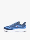 Blue Jacquard Knit Logo Trainers  Men