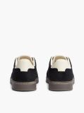 Black The Greenwich Logo Suede Court Sneakers  Men