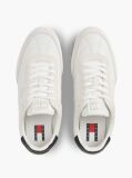 Άσπρο Δερμάτινα Sneakers Με Χαμηλό Κόψιμο  Άνδρες