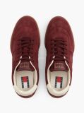 Κόκκινο Σουέτ Sneakers Με Χαμηλό Κόψιμο Και Λογότυπο  Άνδρες