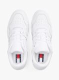 Άσπρο Essential Ρετρό Δερμάτινα Sneakers Basketball  Γυναίκες