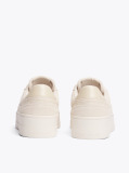 Beige The Greenwich Suede Flatform Trainers  Women