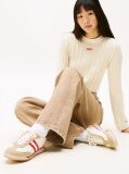 Multi Leather Cleat Classic Runner Trainers  Women