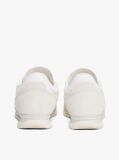 Beige Leather Cleat Classic Runner Trainers  Women