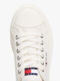 Άσπρο Denim Sneakers Σε Στιλ Πλατφόρμας  Γυναίκες