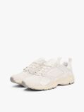 White Archive Suede Mesh Trainers  Women