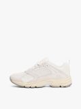 White Archive Suede Mesh Trainers  Women