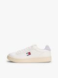 Multi Leather Archive Court Trainers  Women