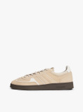 Beige The Greenwich Suede Mixed Texture Trainers  Women