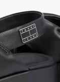 Black Padded Strap Wedge Sandals  Women