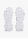 White Mesh Jacquard Knit Cleat Trainers  Women