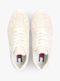 Beige Mesh Panel Archive Runner Trainers  Women