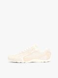 Beige Mesh Panel Archive Runner Trainers  Women