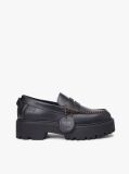 Black Archive Leather Cleat Loafers  Women