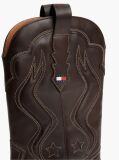 Brown Archive Leather Colour-Blocked Cowboy Boots  Women