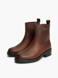 Brown Leather Soft Outsole Chelsea Boots  Women