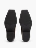 Brown Suede Tonal Plaque Western Boots  Women