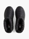 Black Warm Lined Quilted Snow Boots  Women