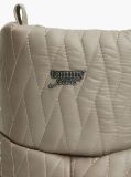 Beige Warm Lined Quilted Snow Boots  Women