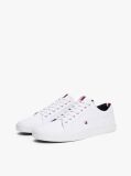 White Iconic Contrast Panel Trainers  Men