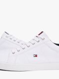 White Iconic Contrast Panel Trainers  Men