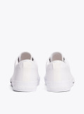 White Leather Logo Lace-Up Trainers  Men