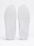 White Essential Leather Lace-Up Trainers  Men