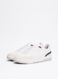Άσπρο Δερμάτινα Sneakers Basketball  Άνδρες