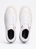 Άσπρο Δερμάτινα Sneakers Basketball  Άνδρες