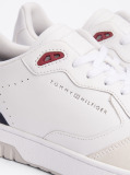 Άσπρο Δερμάτινα Sneakers Basketball  Άνδρες