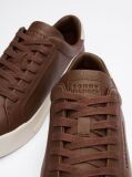 Καφέ Δερμάτινα Sneakers  Άνδρες