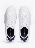 Άσπρο Sneakers Με Ανάγλυφο Φινίρισμα  Άνδρες