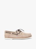 Beige Suede Boat Shoes  Men
