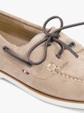 Beige Suede Boat Shoes  Men